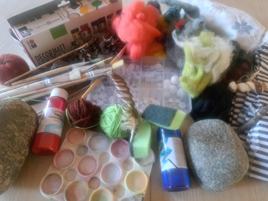 Material till skaparfesten