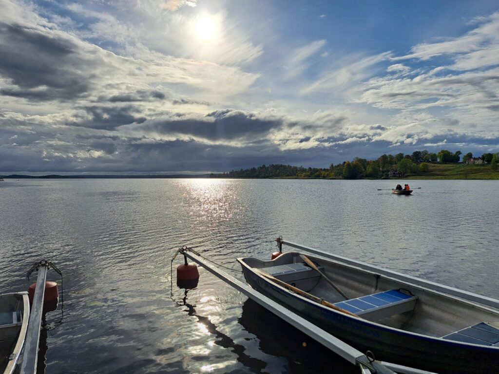 Roddbåt i Dalbyviken